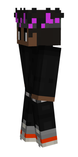 Black skin: body, left side render