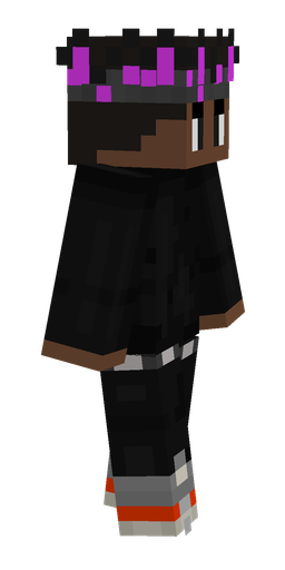Black skin: body, right side render