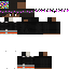 Black skin: raw texture render