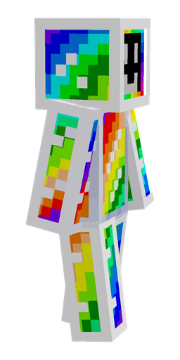 Blue skin: body, right side render