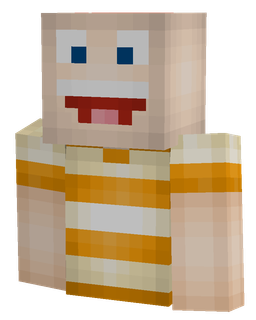 Blue skin: bust render