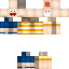 Blue skin: raw texture render