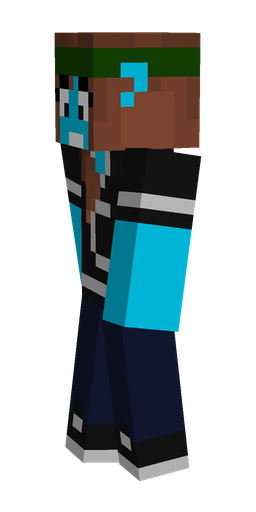Black skin: body, left side render