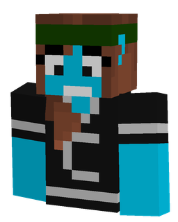 Black skin: bust render