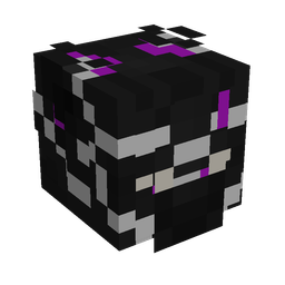 Black skin: head render