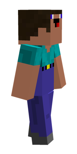 Black skin: body, right side render