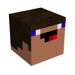 Black skin: head render