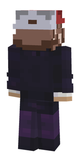Blue skin: body, back render
