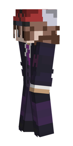 Blue skin: body, left side render