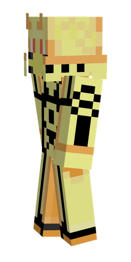 Black skin: body, left side render