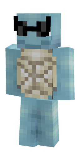 Blue skin: body, front render