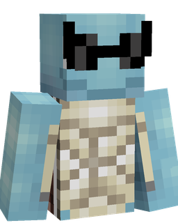 Blue skin: bust render