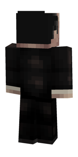Black skin: body, back render