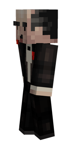 Black skin: body, left side render