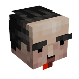 Black skin: head render