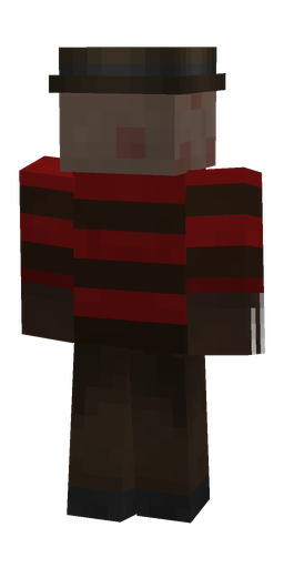 Black skin: body, back render