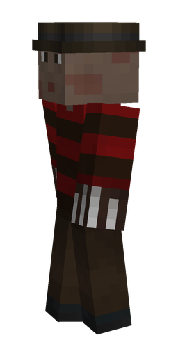 Black skin: body, left side render