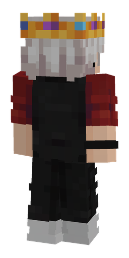 Black skin: body, back render