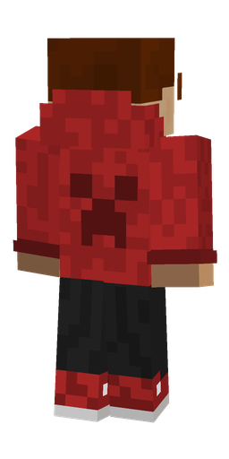 Black skin: body, back render