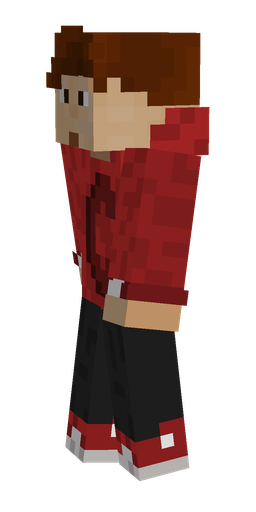 Black skin: body, left side render