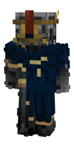Black skin: body, back render
