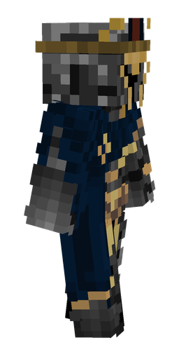 Black skin: body, right side render