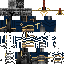 Black skin: raw texture render