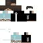 Black skin: raw texture render