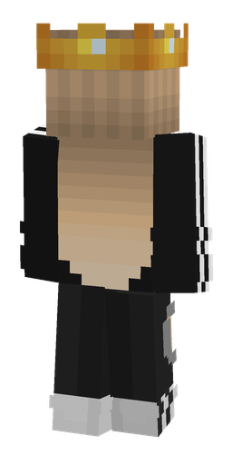 Black skin: body, back render