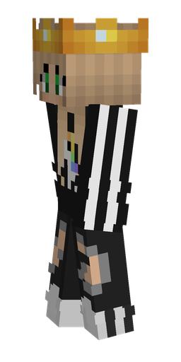 Black skin: body, left side render