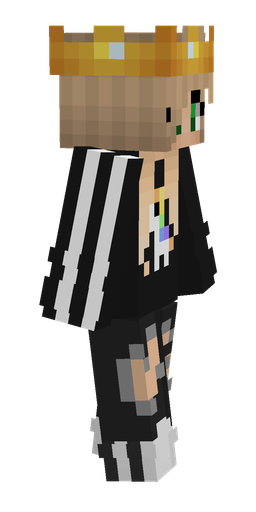 Black skin: body, right side render