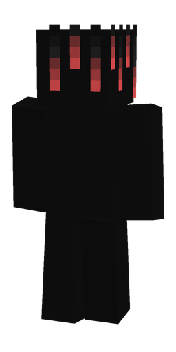 Black skin: body, back render