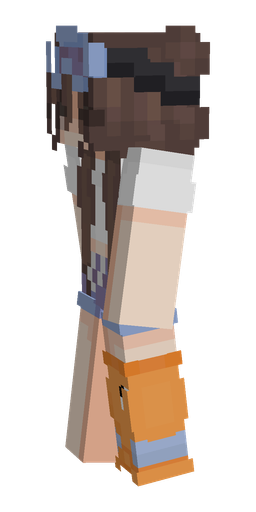 Orange skin: body, left side render