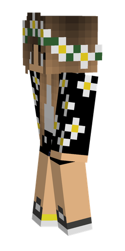 Black skin: body, left side render