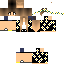 Black skin: raw texture render