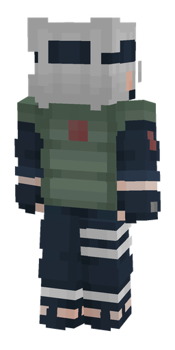 Blue skin: body, back render