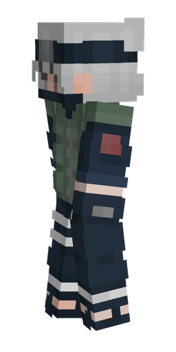 Blue skin: body, left side render