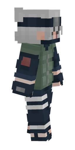 Blue skin: body, right side render