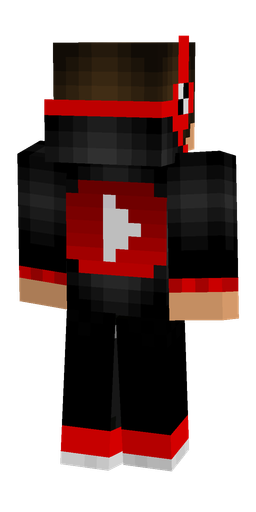 Black skin: body, back render