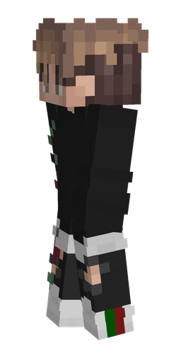 Black skin: body, left side render