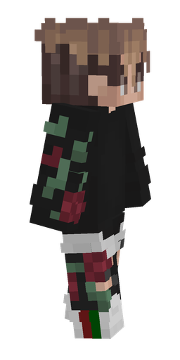 Black skin: body, right side render