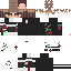 Black skin: raw texture render