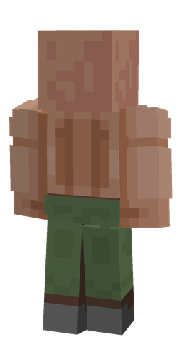 Brown skin: body, back render