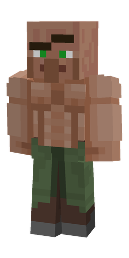 Brown skin: body, front render