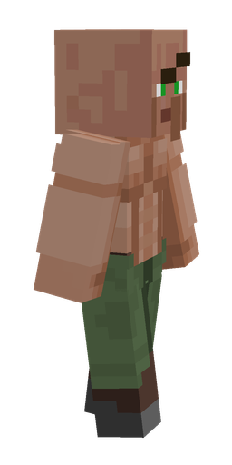 Brown skin: body, right side render