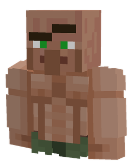 Brown skin: bust render