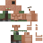 Brown skin: raw texture render