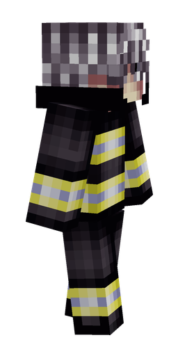 Black skin: body, right side render