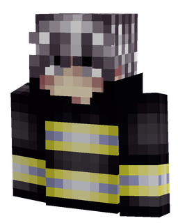 Black skin: bust render