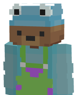 Blue skin: bust render